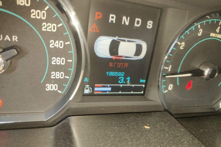 Used Jaguar XF 2012 XF 3.0L V6 Prestige Edition Odometer Close Up