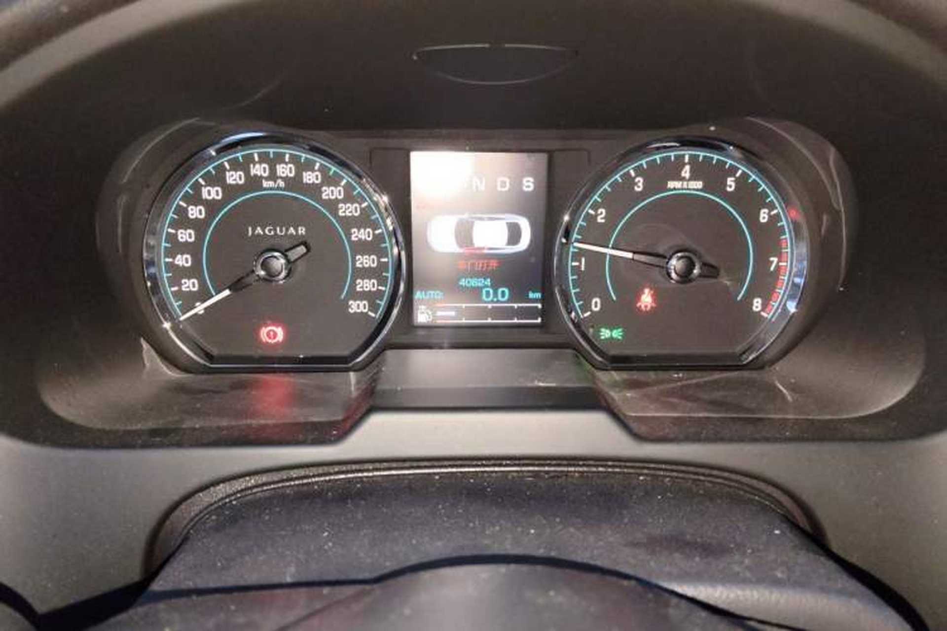 Used Jaguar XF 2013 XF 2.0T Luxury Edition Odometer Close Up