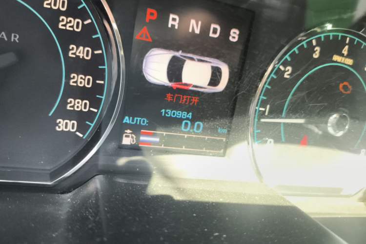 Used Jaguar XF 2013 XF 3.0 SC Prestige Edition Odometer Close Up