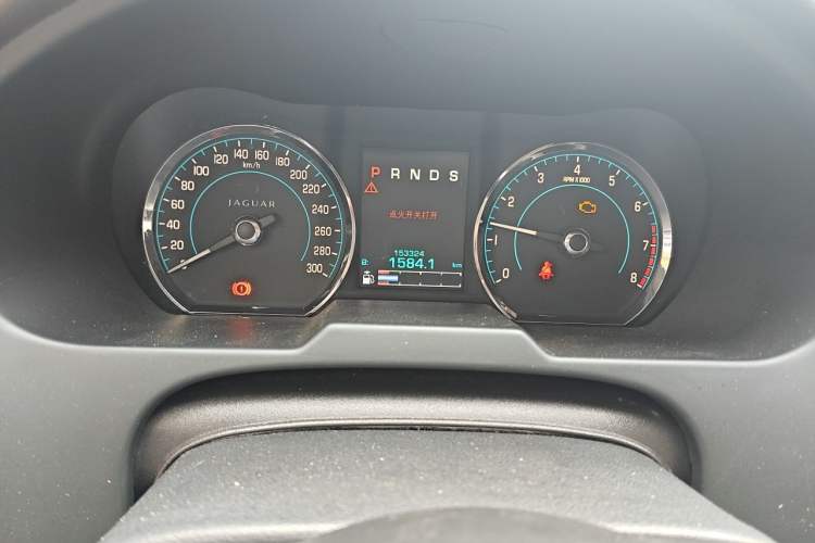 Used Jaguar XF 2013 XF 2.0T Luxury Edition Odometer Close Up