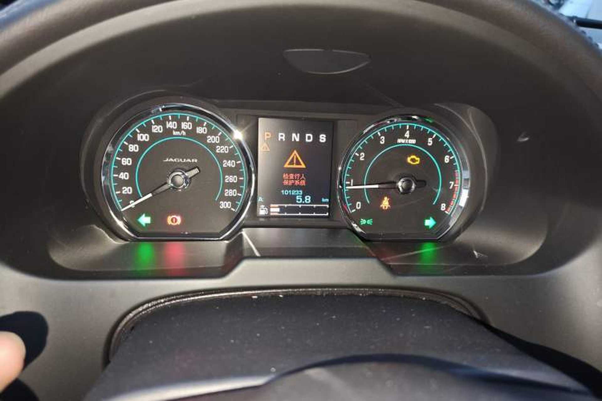 Used Jaguar XF 2013 XF 2.0T Cambridge Limited Edition Odometer Close Up