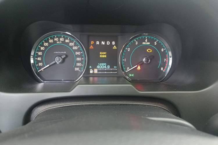 Used Jaguar XF 2013 XF 2.0T Luxury Edition Odometer Close Up