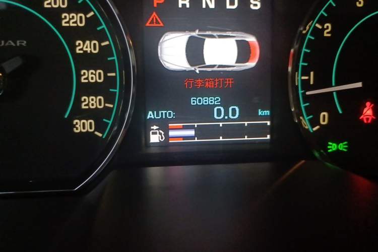 Used Jaguar XF 2014 XF 3.0 SC Elegance Edition Odometer Close Up