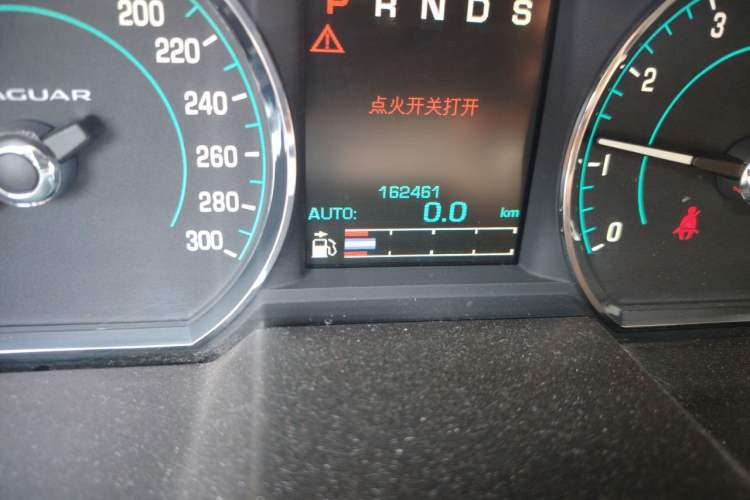 Used Jaguar XF 2014 XF 2.0T Luxury Edition Odometer Close Up