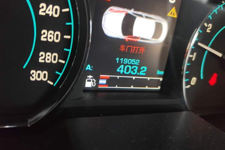 Used Jaguar XF 2014 XF 2.0T Luxury Edition Odometer Close Up