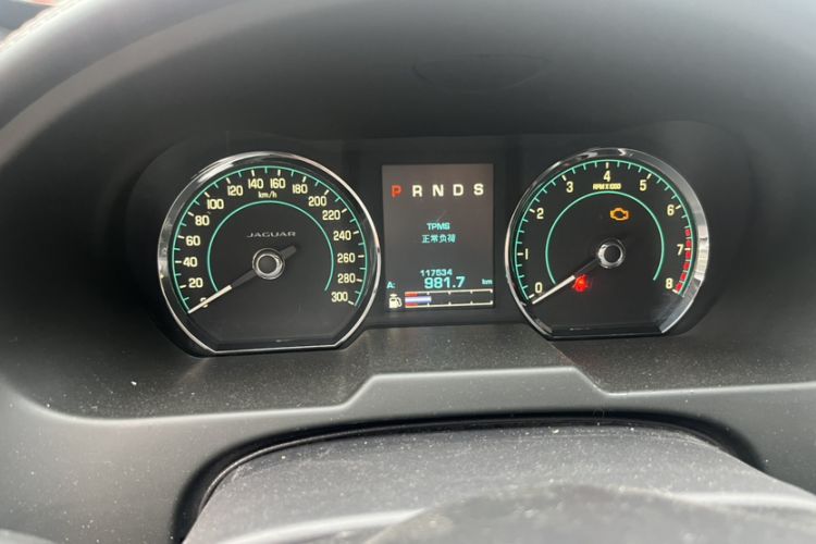 Used Jaguar XF 2014 XF 3.0 SC Elegance Edition Odometer Close Up