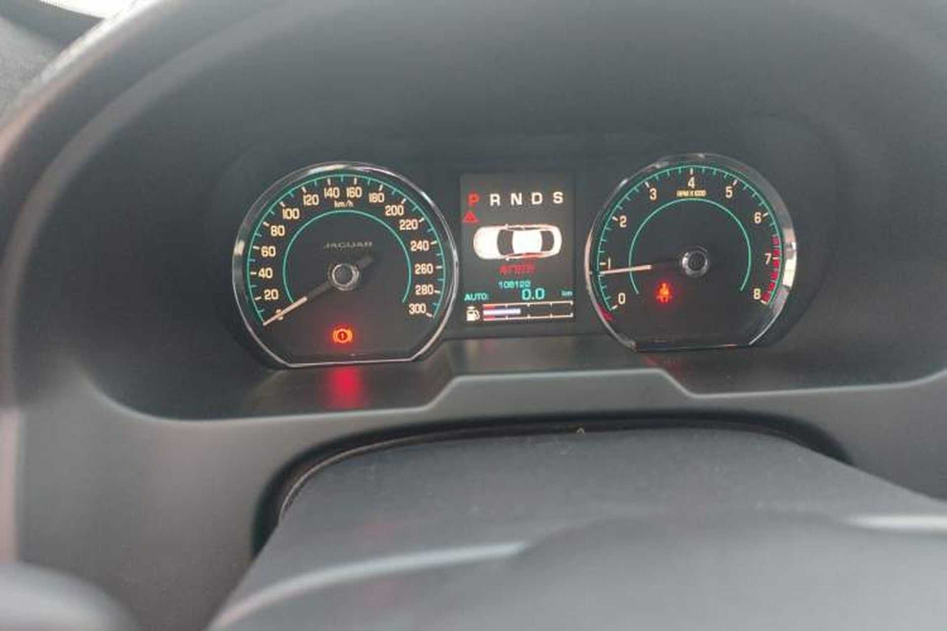 Used Jaguar XF 2014 XF 3.0 SC Luxury Edition Odometer Close Up