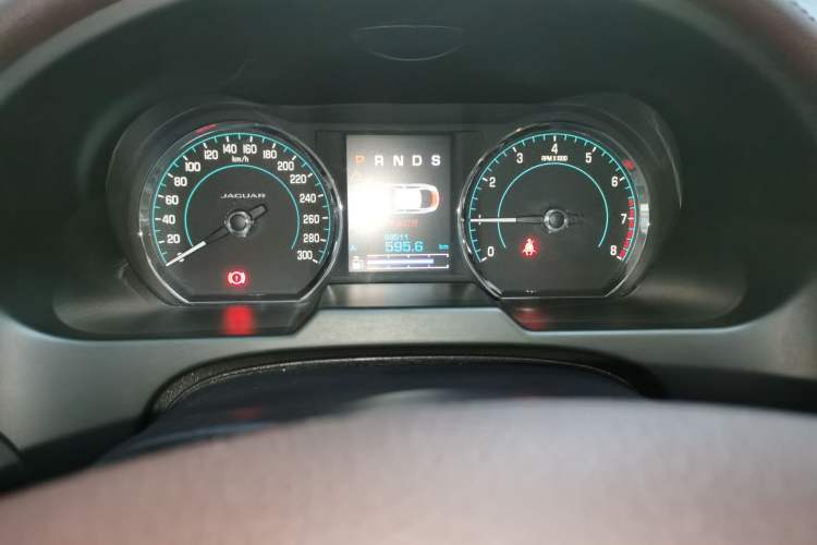 Used Jaguar XF 2014 XF 2.0T Luxury Edition Odometer Close Up