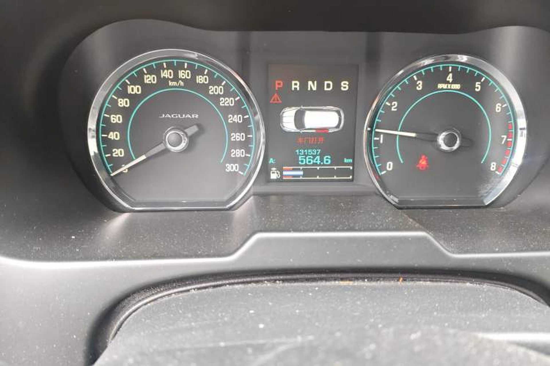 Used Jaguar XF 2015 XF 2.0T Sportbrake Luxury Edition Odometer Close Up