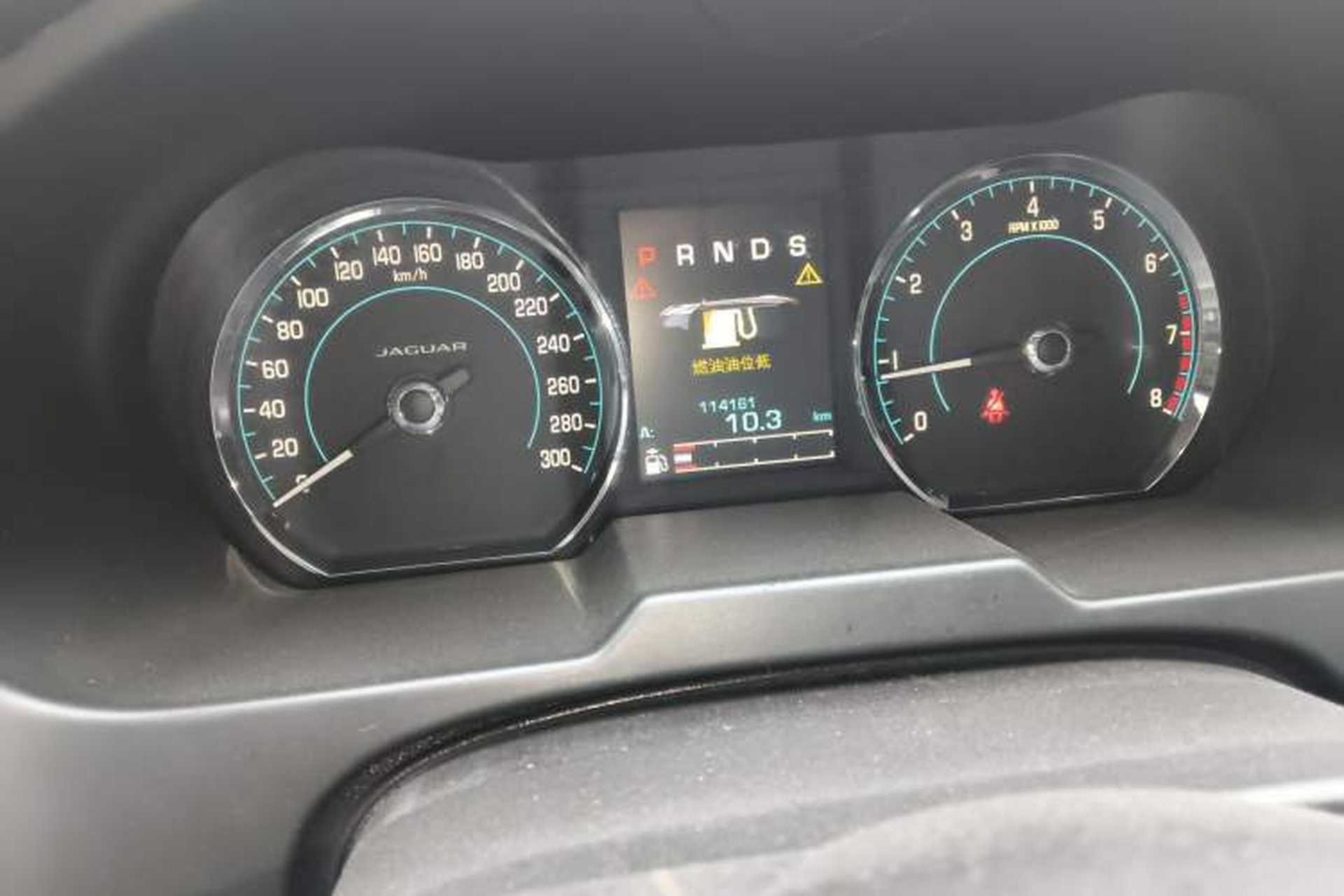 Used Jaguar XF 2015 XF 2.0T Sportbrake Luxury Edition Odometer Close Up