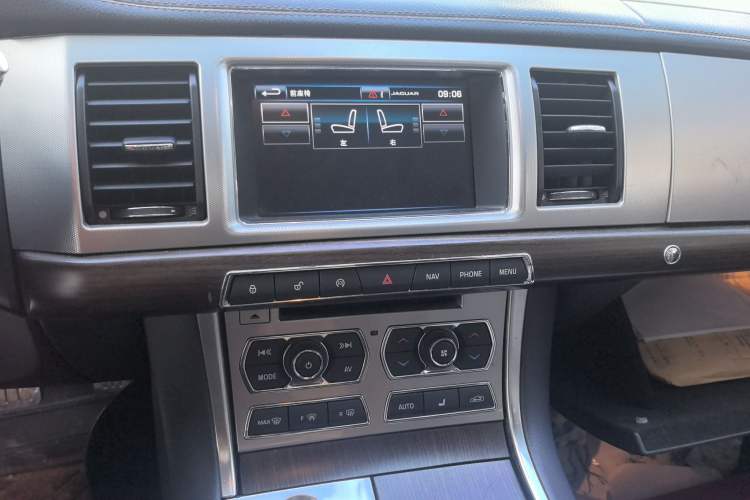 Used Jaguar XF 2015 XF 2.0T 80th Anniversary Collector's Edition Audio And AC Panel