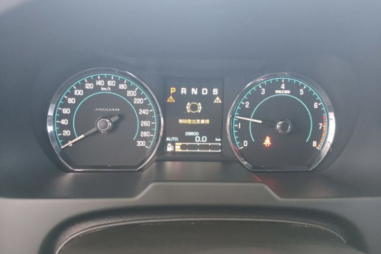 Used Jaguar XF 2015 XF 2.0T Sportbrake Luxury Edition Odometer Close Up