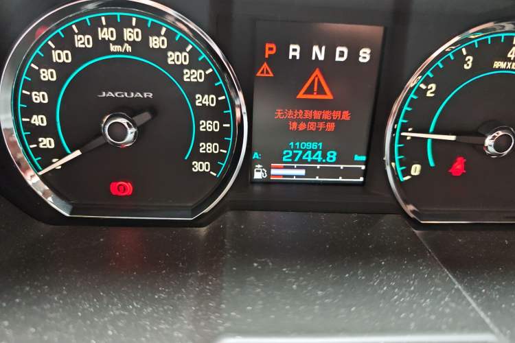Used Jaguar XF 2015 XF 2.0T 80th Anniversary Collector's Edition Odometer Close Up