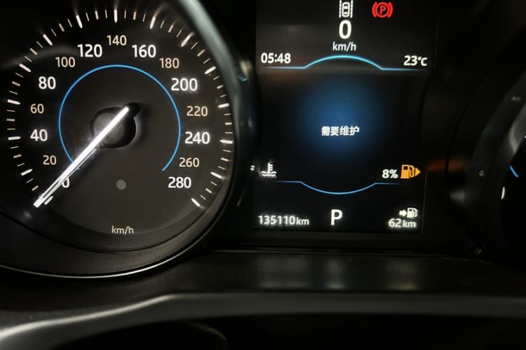 Used Jaguar XF 2016 XF 2.0T Two-Wheel-Drive Luxury Edition Odometer Close Up