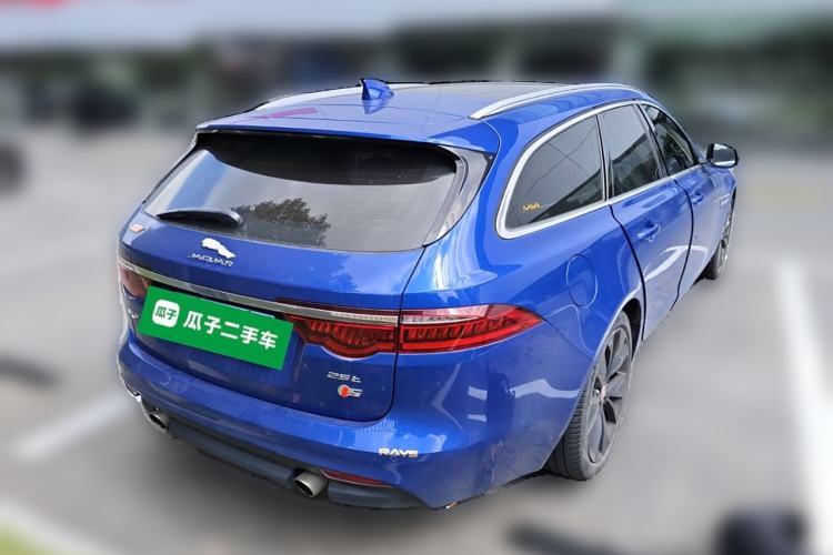 Used Jaguar XF 2018 XF Sportbrake 2.0T 250 PS Two-Wheel-Drive Luxury Edition Rear Right 45 Deg