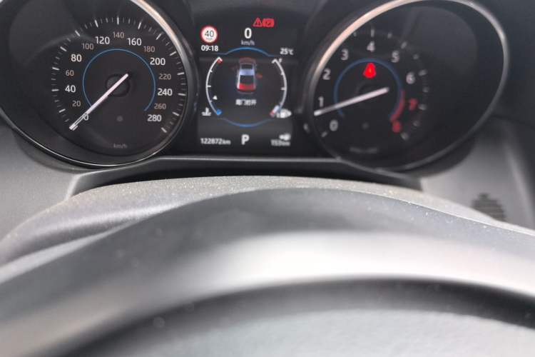 Used Jaguar XFL 2017 XFL 2.0T 200PS Luxury Edition Odometer Close Up