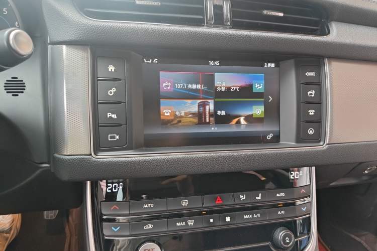 Used Jaguar XFL 2017 XFL 2.0T 240PS Luxury Edition Audio And AC Panel