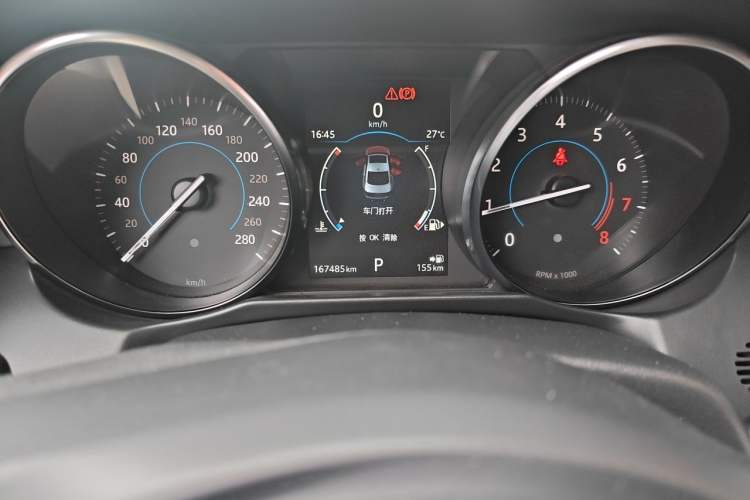 Used Jaguar XFL 2017 XFL 2.0T 240PS Luxury Edition Odometer Close Up
