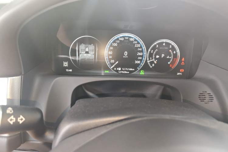 Used Jaguar XFL 2017 XFL 3.0 SC 340 PS Luxury Edition Odometer Close Up