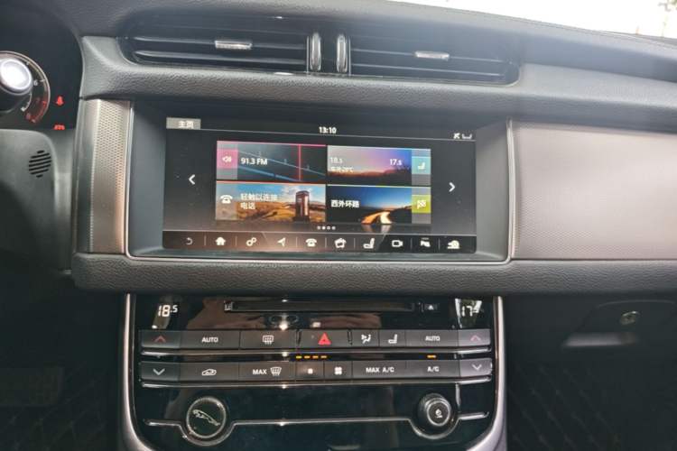 Used Jaguar XFL 2018 XFL 2.0T 250 PS Luxury Edition Audio And AC Panel