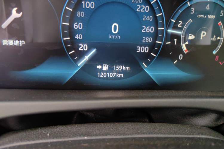 Used Jaguar XFL 2018 XFL 2.0T 250 PS Luxury Edition Odometer Close Up