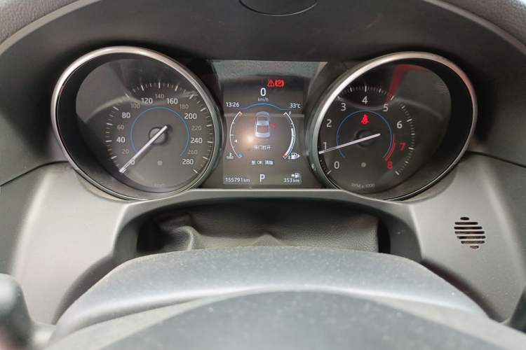 Used Jaguar XFL 2018 XFL 2.0T 200PS Luxury Edition Odometer Close Up