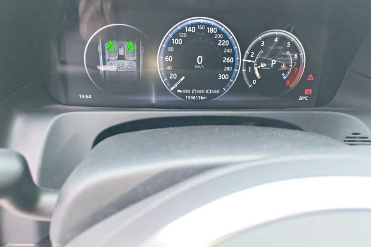 Used Jaguar XFL 2018 XFL 2.0T 250 PS Luxury Edition Odometer Close Up