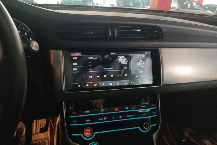 Used Jaguar XFL 2019 XFL 2.0T 200 PS Two-Wheel-Drive Elite Edition Audio And AC Panel