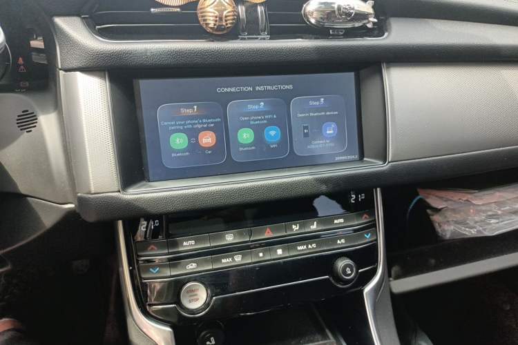 Used Jaguar XFL 2019 XFL 2.0T 250 PS Two-Wheel-Drive Luxury Edition Audio And AC Panel