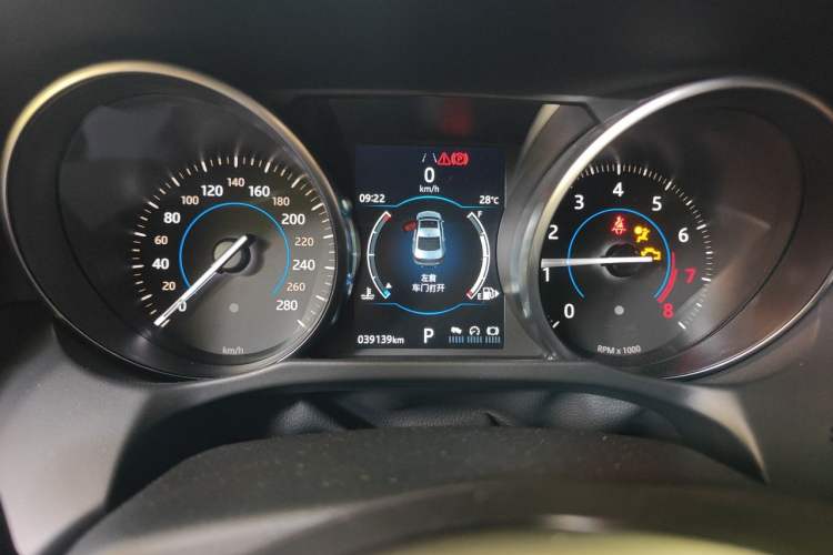 Used Jaguar XFL 2019 XFL 2.0T 200 PS Two-Wheel-Drive Elite Edition Instrument Cluster