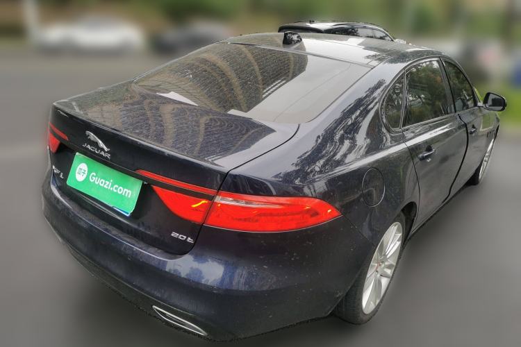 Used Jaguar XFL 2020 XFL 2.0T P200 Two-Wheel-Drive Rally Flag Edition Rear Right 45 Deg
