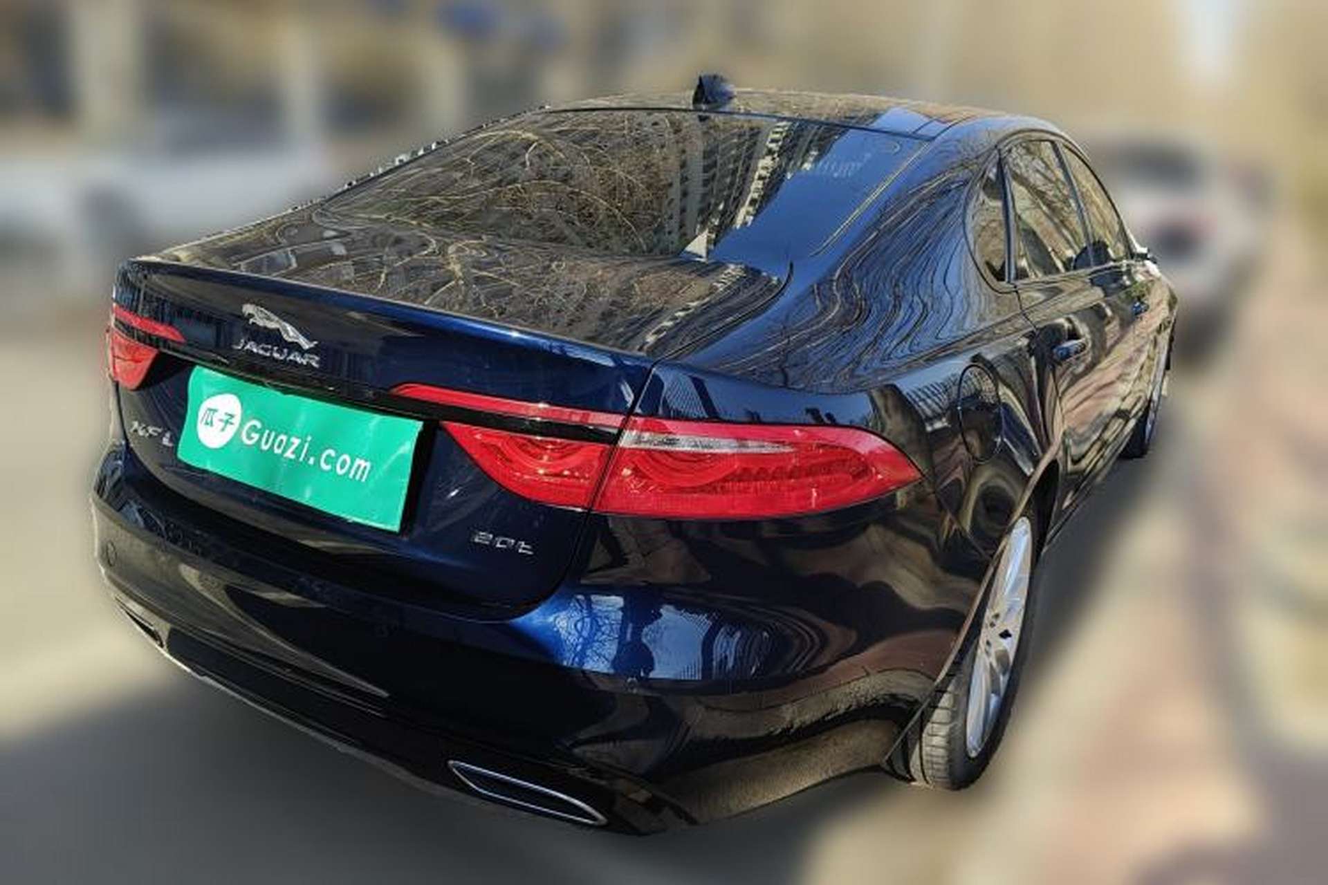 Used Jaguar XFL 2020 XFL 2.0T P200 Two-Wheel-Drive Rally Flag Edition Rear Right 45 Deg