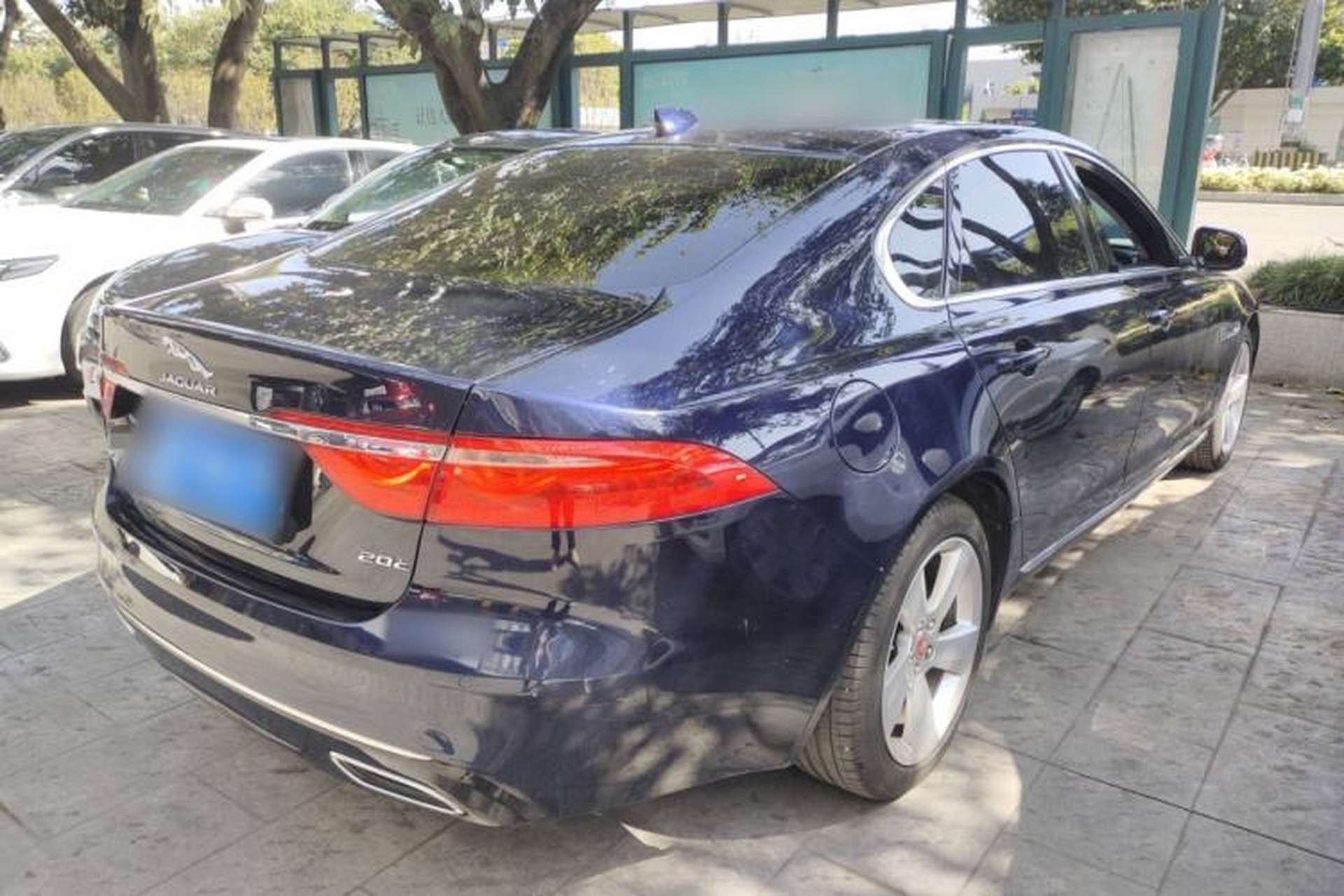 Used Jaguar XFL 2020 XFL 2.0T P200 Two-Wheel-Drive Elite Edition Rear Right 45 Deg