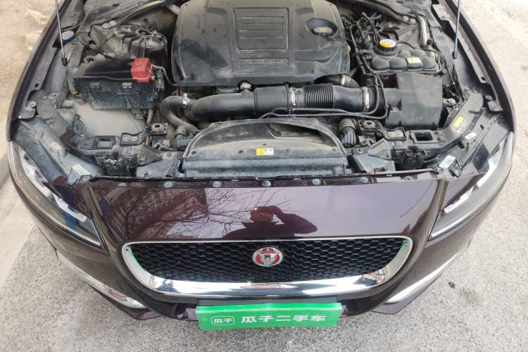 Used Jaguar XFL 2020 XFL 2.0T P200 Two-Wheel-Drive Elite Edition Engine Bay