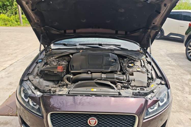 Used Jaguar XFL 2020 XFL 2.0T P200 Two-Wheel-Drive Windflower Edition Engine Bay