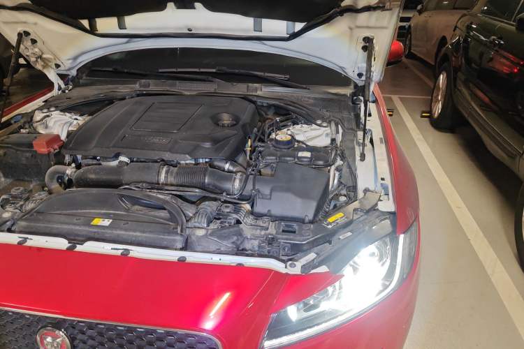 Used Jaguar XFL 2020 XFL 2.0T P200 Two-Wheel-Drive Elite Edition Engine Bay Left