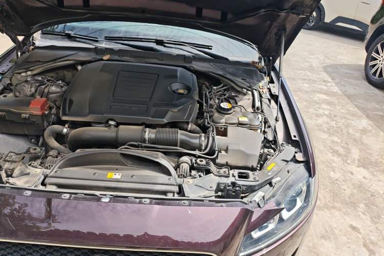 Used Jaguar XFL 2020 XFL 2.0T P200 Two-Wheel-Drive Windflower Edition Engine Bay Left