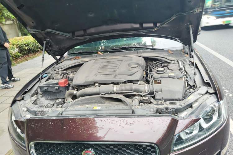Used Jaguar XFL 2020 XFL 2.0T P200 Two-Wheel-Drive Elite Edition Engine Bay