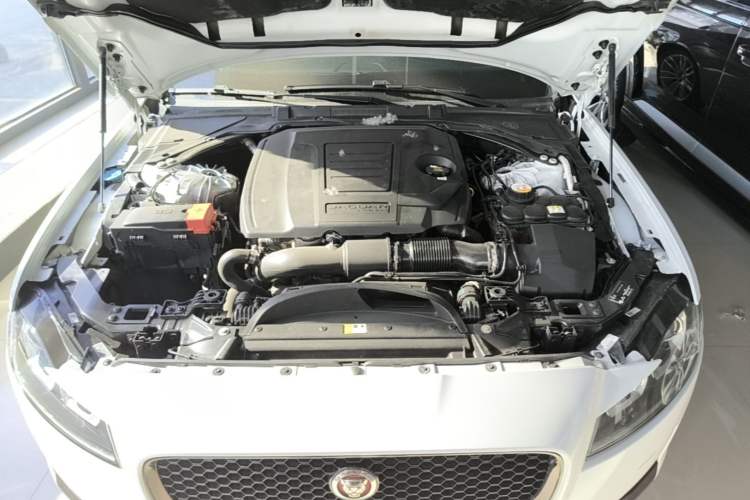Used Jaguar XFL 2020 XFL 2.0T P200 Two-Wheel-Drive Rally Flag Edition Engine Bay