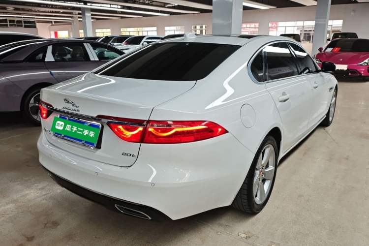 Used Jaguar XFL 2020 XFL 2.0T P200 Two-Wheel-Drive Elite Edition Rear Right 45 Deg