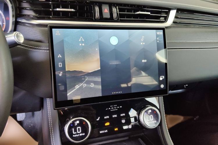 Used Jaguar XFL 2021 XFL 2.0T P250 Two-Wheel-Drive Elite Sport Edition Audio And AC Panel