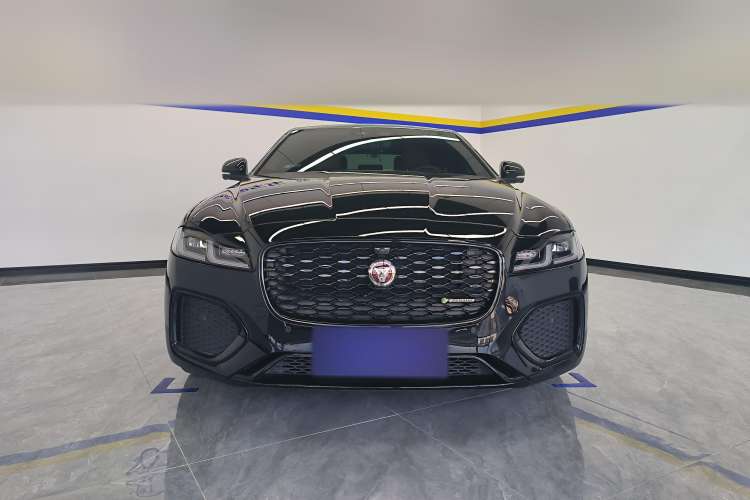 Used Jaguar XFL 2021 XFL 2.0T P250 All-Wheel-Drive Shimmering Black Sport Edition Front