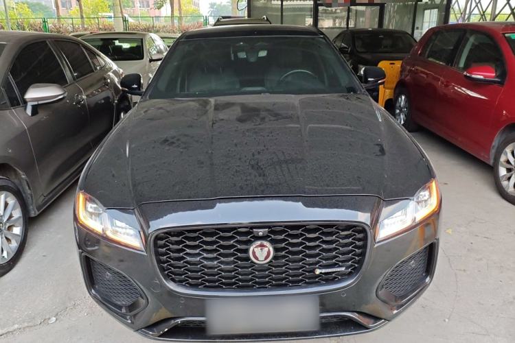 Used Jaguar XFL 2021 XFL 2.0T P250 All-Wheel-Drive Shimmering Black Sport Edition Front