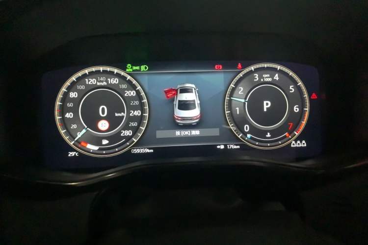 Used Jaguar XFL 2021 XFL 2.0T P200 Two-Wheel-Drive Elite Luxury Edition Instrument Cluster