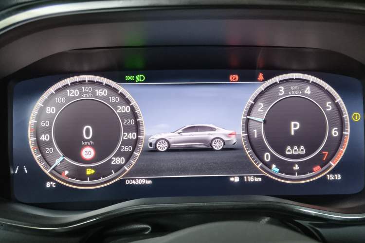 Used Jaguar XFL 2021 XFL 2.0T P250 Two-Wheel-Drive Elite Sport Edition Instrument Cluster