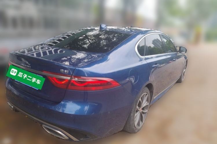 Used Jaguar XFL 2021 XFL 2.0T P250 Two-Wheel-Drive Elite Sport Edition Rear Right 45 Deg