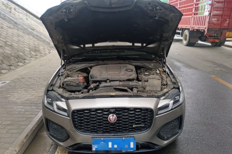 Used Jaguar XFL 2021 XFL 2.0T P250 All-Wheel-Drive Shimmering Black Sport Edition Engine Bay