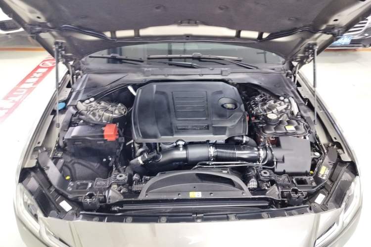 Used Jaguar XFL 2021 XFL 2.0T P250 All-Wheel-Drive Shimmering Black Sport Edition Engine Bay