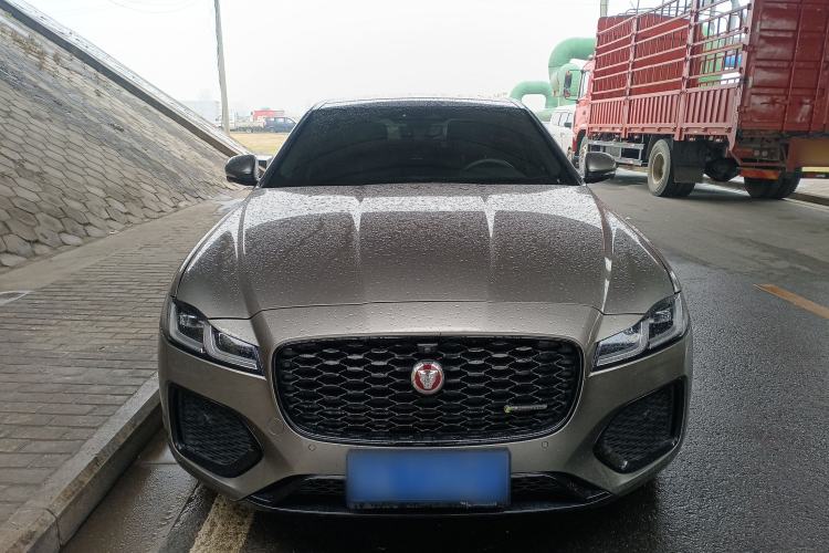 Used Jaguar XFL 2021 XFL 2.0T P250 All-Wheel-Drive Shimmering Black Sport Edition Front