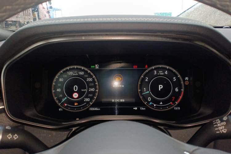 Used Jaguar XFL 2021 XFL 2.0T P250 All-Wheel-Drive Shimmering Black Sport Edition Instrument Cluster